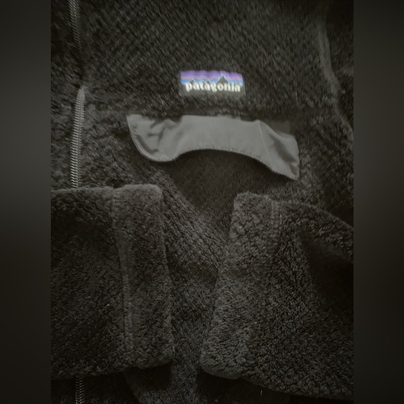 Patagonia Women’s full zip Fleece jacket Black Size S - Picture 3 of 4